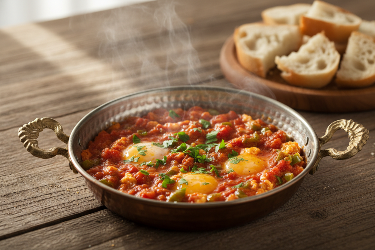Menemen Tarifi: Kahvaltı Sofralarının Vazgeçilmez Lezzeti